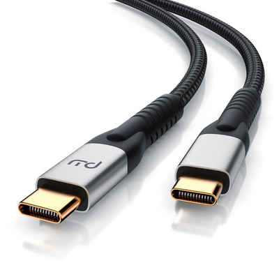 Primewire USB-Kabel, USB Typ C, USB Typ C Stecker, USB Typ C Stecker (100 cm), USB 3.2 Gen2 - Power Delivery 100 W - Datenkabel 10 Gbit/s - 1m