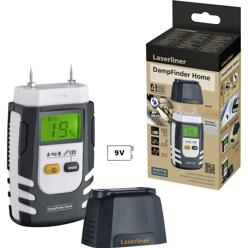 LASERLINER Feuchtigkeitsmesser Laserliner DampFinder Home Materialfeuchtemessgerät