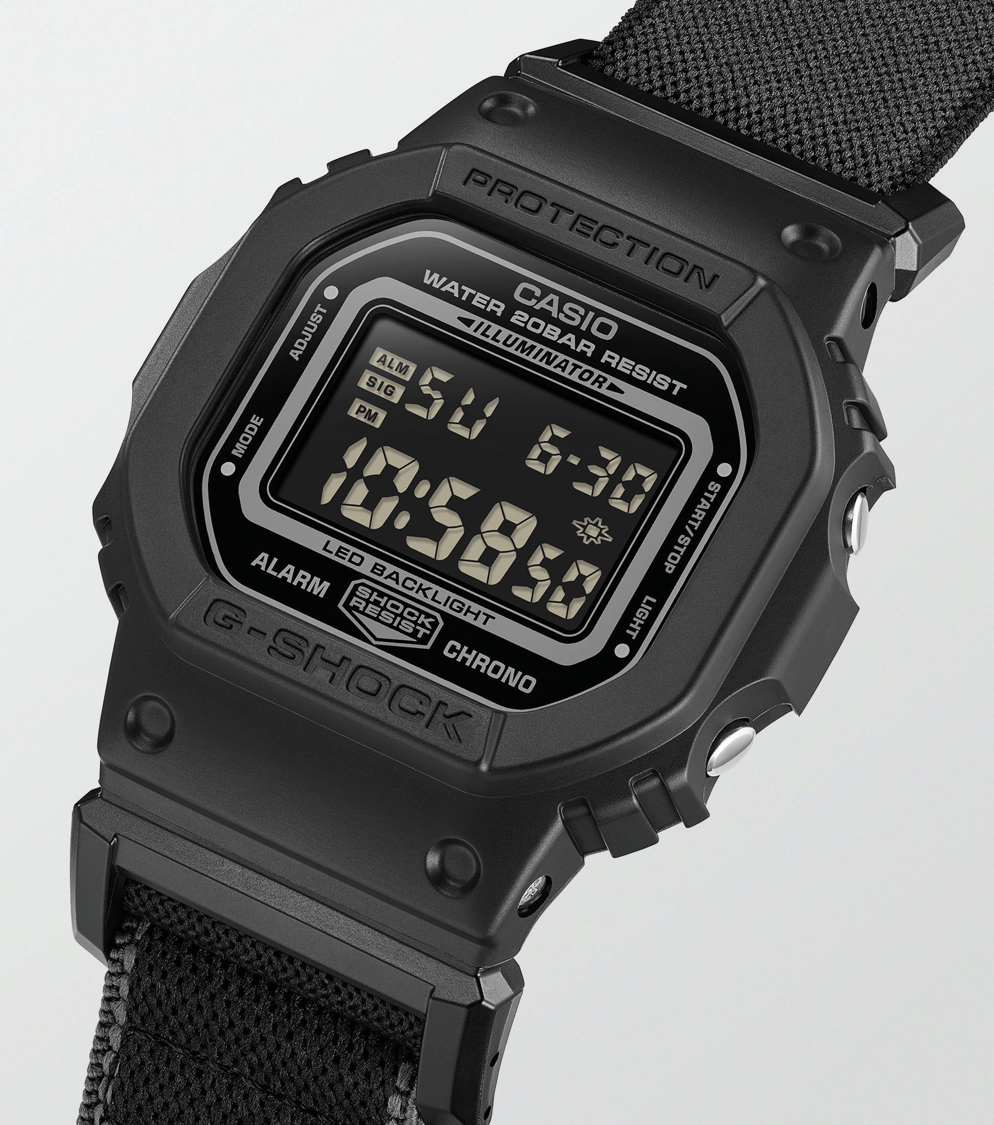 CASIO G-SHOCK Chronograph DW-5600MNC-1ER, Quarzuhr, Armbanduhr, Herrenuhr, digital, automatischer Kalender