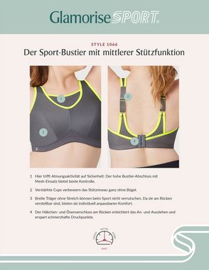 GLAMORISE Bügelloser BH Sport Bustier