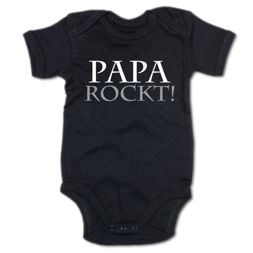 Kurzarmbody Papa rockt!