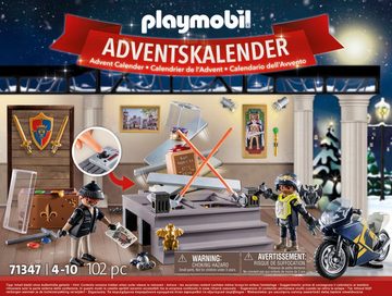 Playmobil® Spielzeug-Adventskalender Spielbausteine, Polizei Museumsdiebstahl (71347), City Action