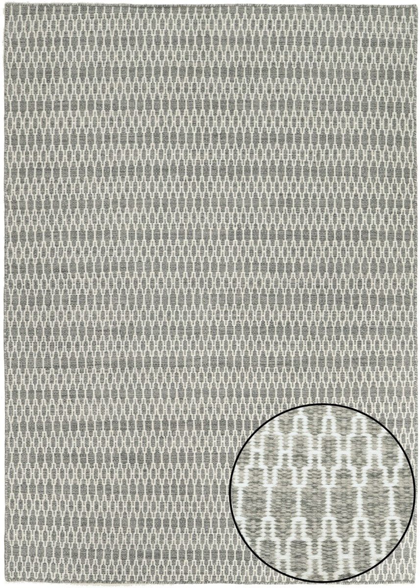 Carpet Avenue Teppich Kelim Vera - Grau 300x200, Rechteck, Höhe: 4 mm