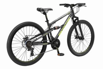 Bikestar Mountainbike 27.5 Zoll Reifen 16 Zoll Rahmen, 21 Gang Shimano Tourney RD-TY300 Schaltwerk, Kettenschaltung, Aluminium 27.5 Zoll