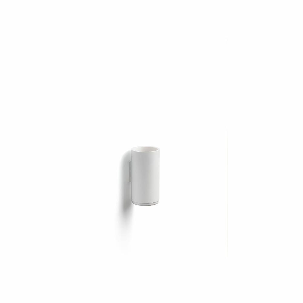Zahnputzbecher Rim mit Wandhalterung White