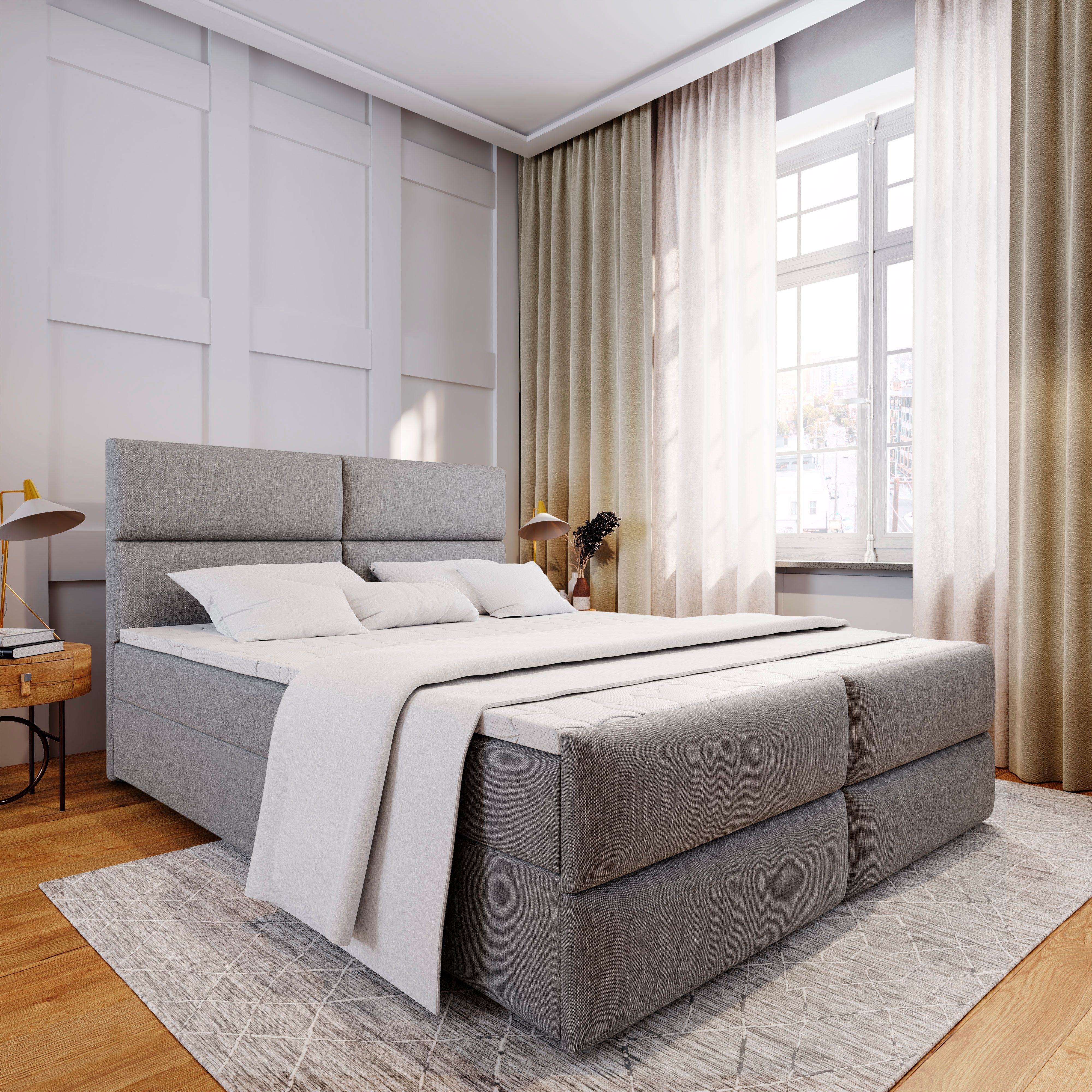 Masseno Boxbett MULEN 140x200 cm mit günstig online kaufen