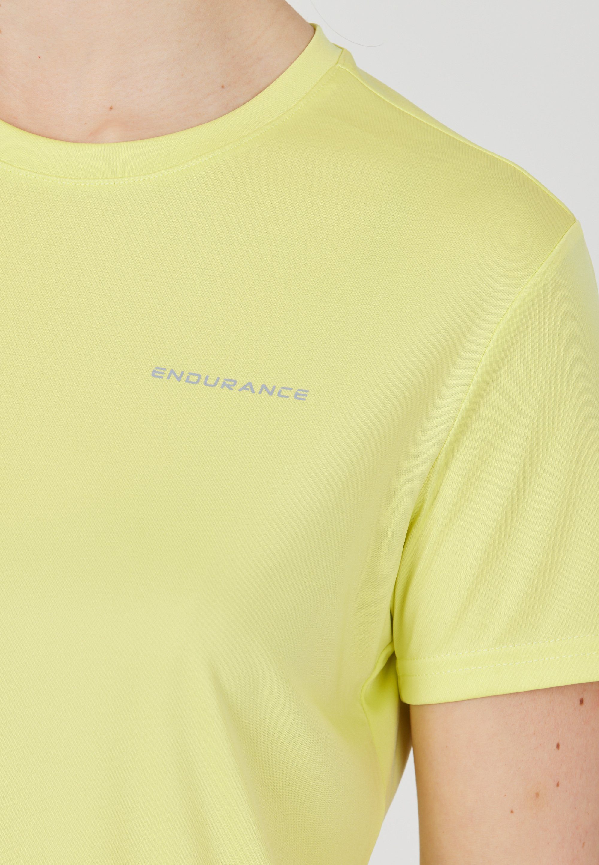 Funktionsshirt Keily schnelltrocknendem Funktionsstretch ENDURANCE aus (1-tlg) limette