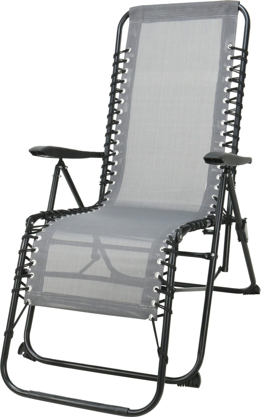 Koopman Gartenstuhl Klappstuhl Campingstuhl Hochlehner Gartensessel (2 St), 2 Stk, Fußstütze, Lehne verstellbar, Faltbar, max 100kg