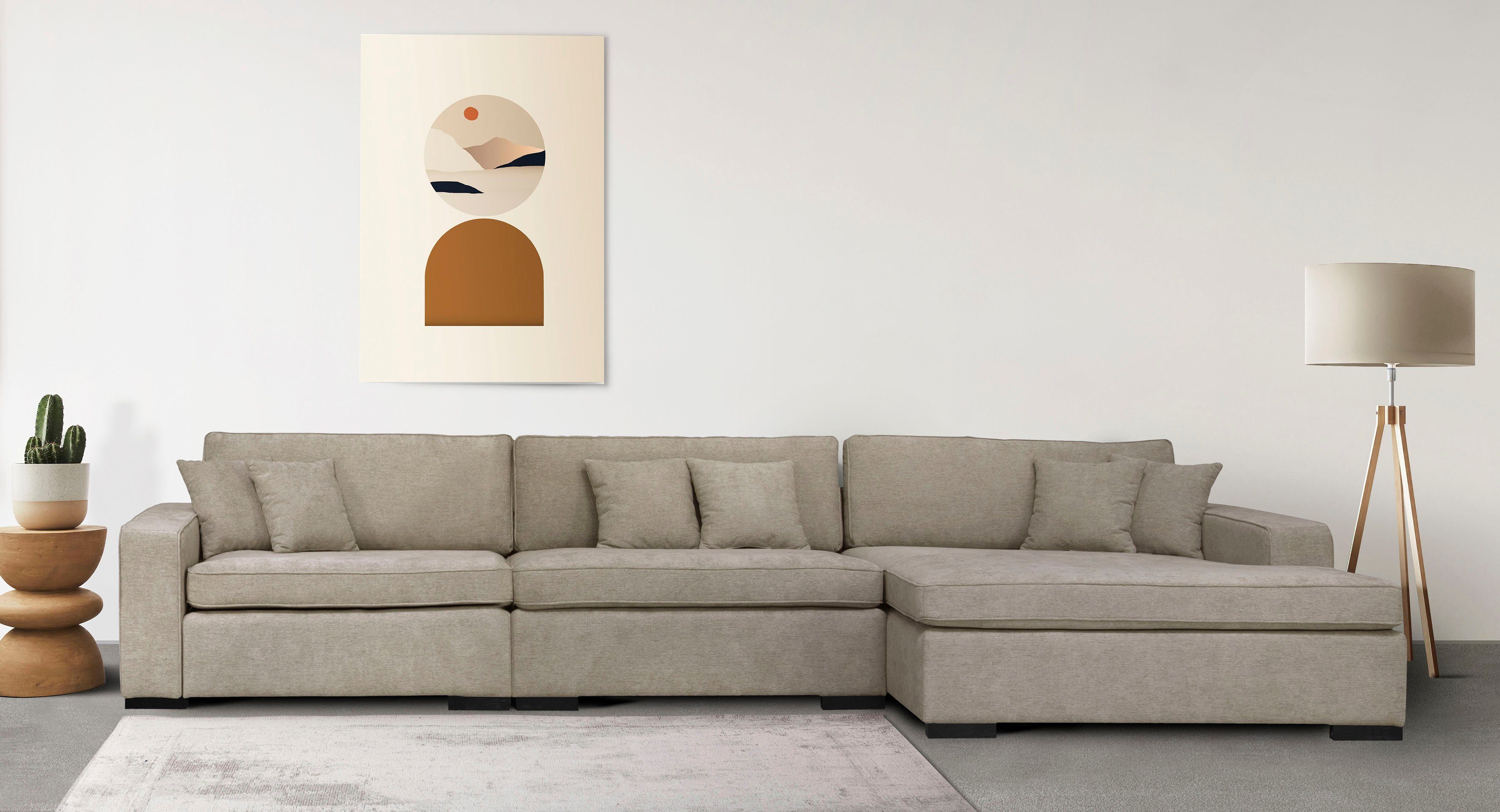 Home affaire Sofa-Eckelement Skara XXL L-Form, günstig online kaufen