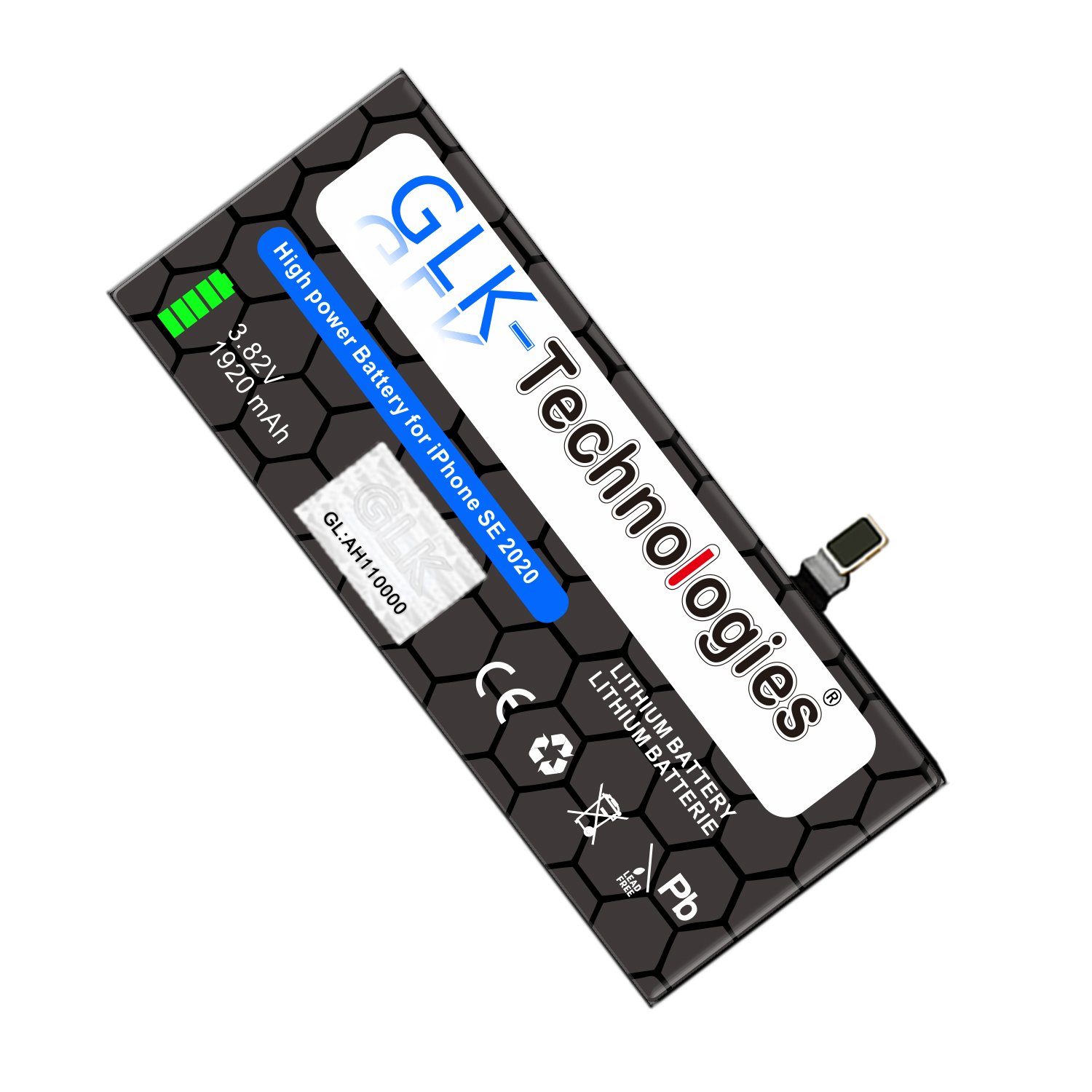 GLK-Technologies GLK für iPhone (2020) SE Handy-Akku A2296 A2312 SET 2 Ohne APN Battery