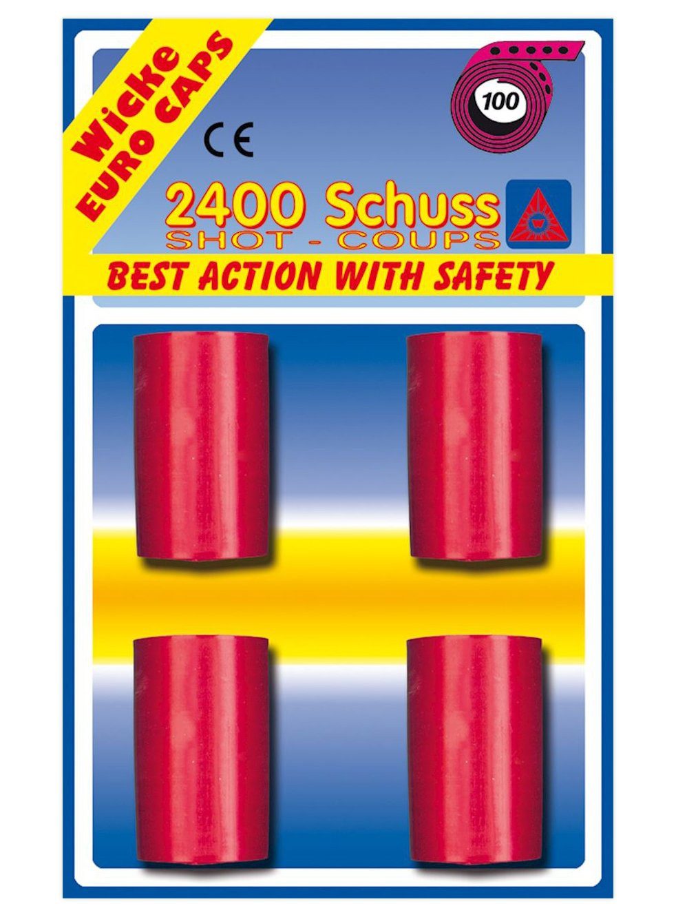 Spielzeugmunition 100-Schuss-Munition, 20 Rollen