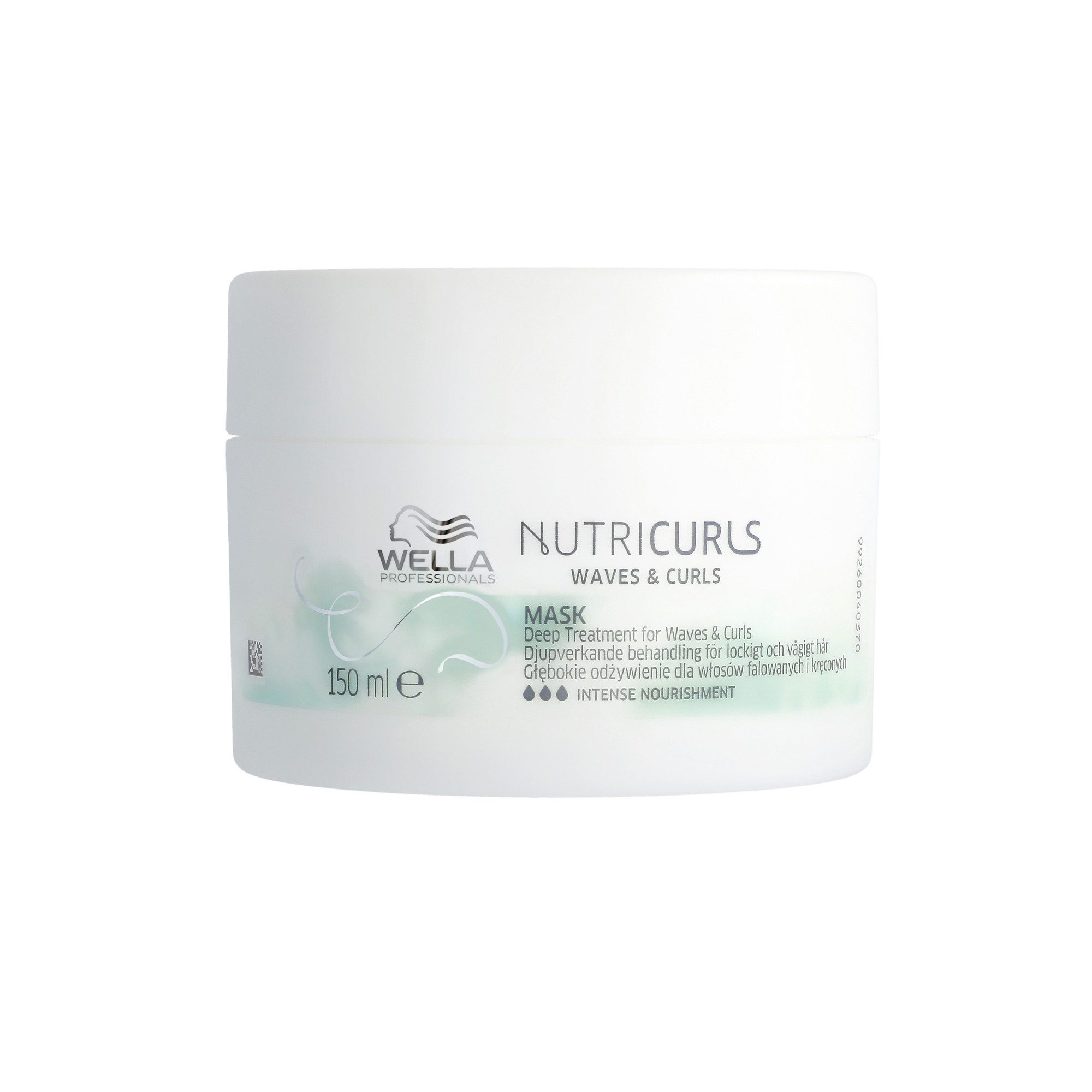 Wella Professionals Haarmaske NutriCurls Mask für Locken und welliges Haar, Lockendefinition, Frizz-Kontrolle, Jojobaöl und Weizenkleie-Extrakt