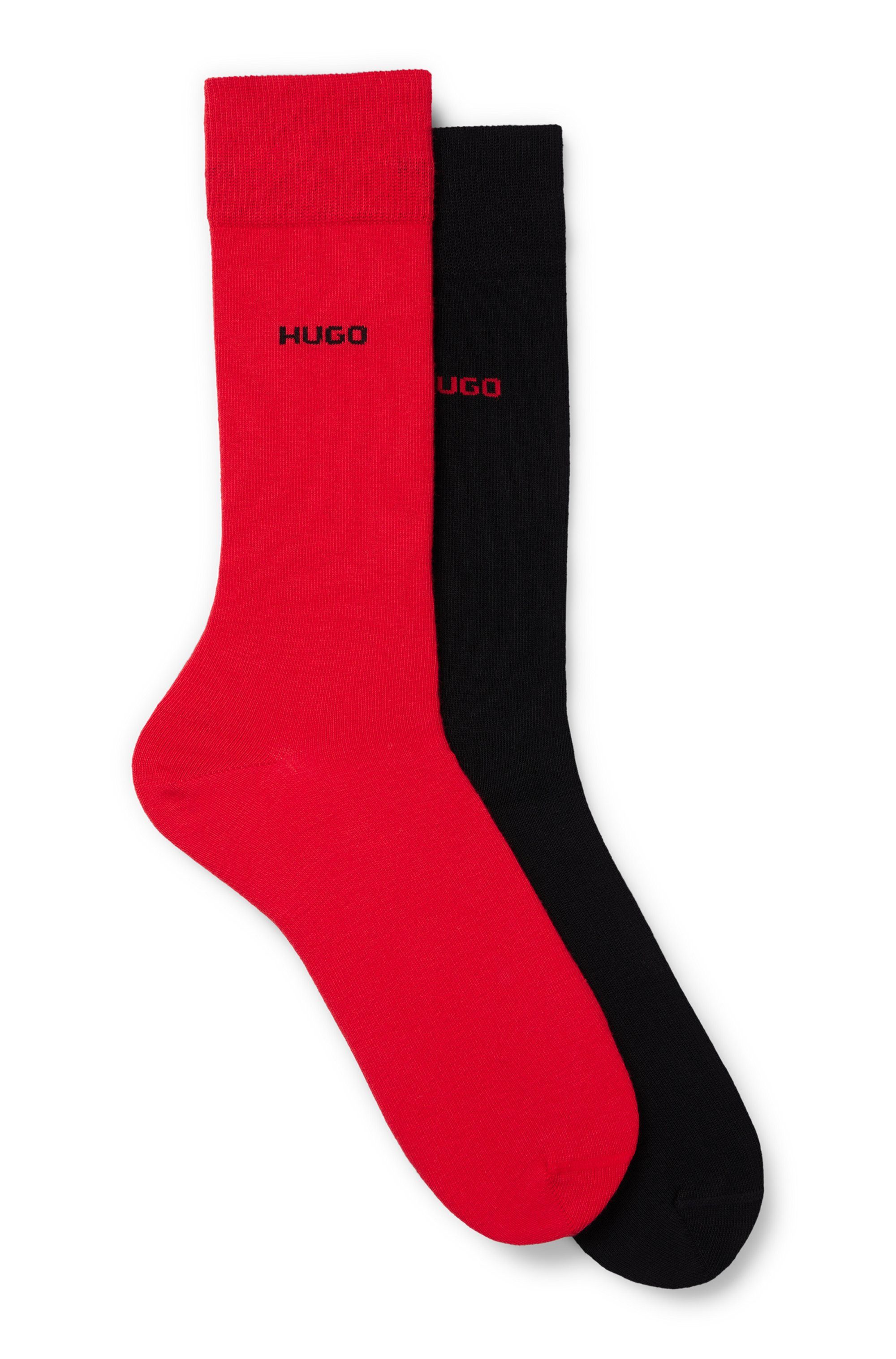 HUGO Businesssocken 2P RS UNI CC (Packung, 2-Paar, 2er Pack) mit kontrastfa günstig online kaufen