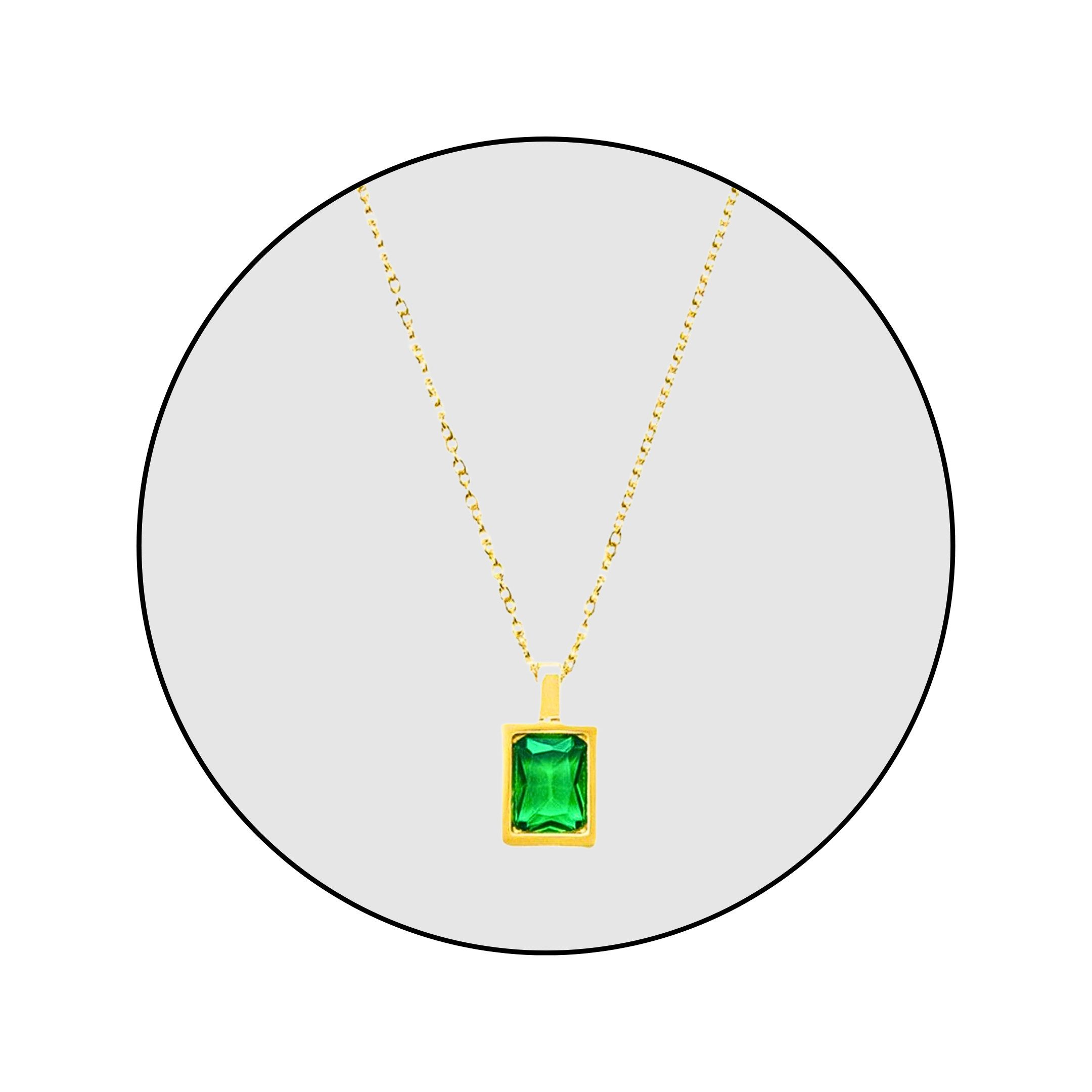 GOLDKLEIN Kette mit Anhänger Edelstahl vergoldet günstig online kaufen