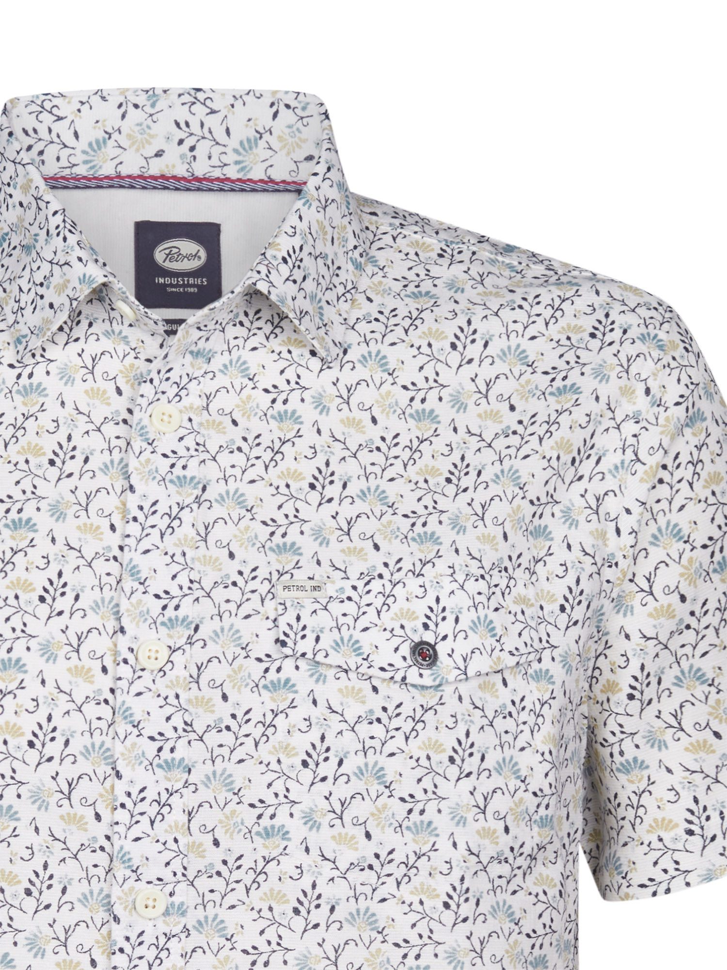 Petrol Industries Kurzarmhemd Men Shirt Short Sleeve AOP mit All-Over Print