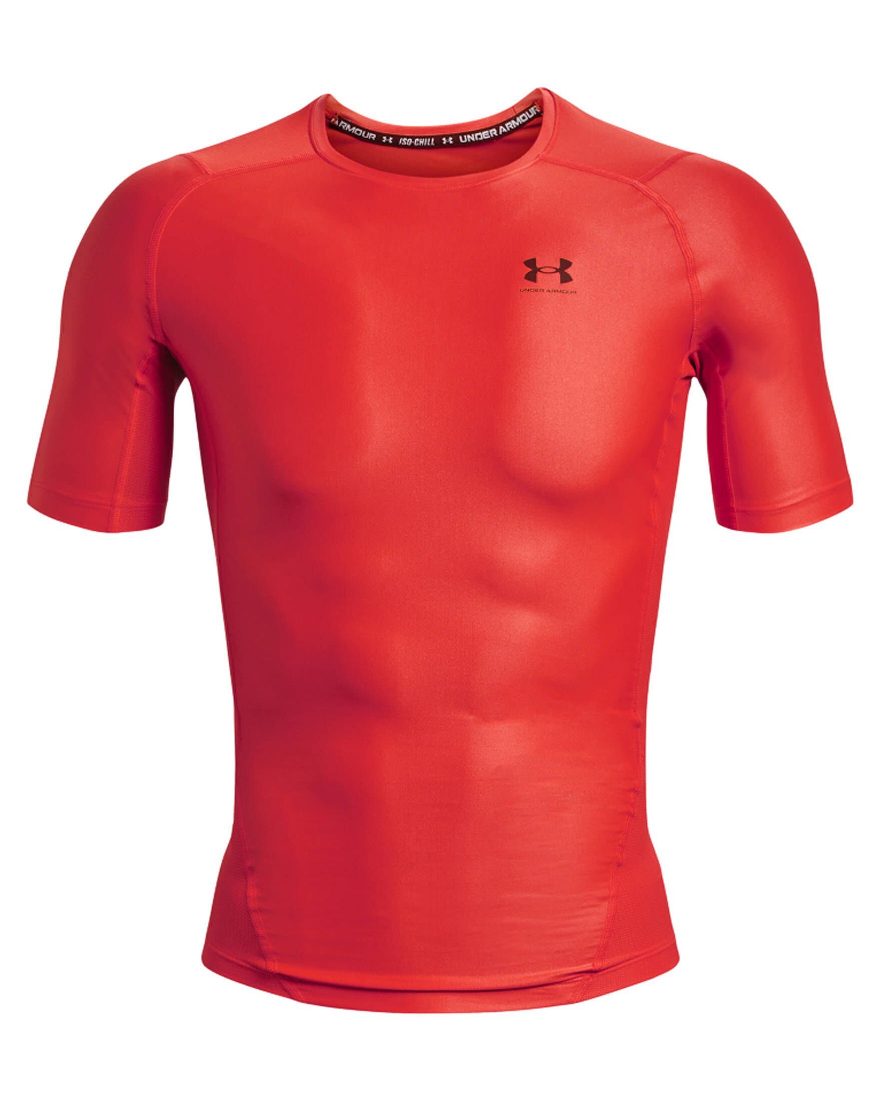 Under Armour® Trainingsshirt Herren Kompressionsshirt UA ISO-CHILL (1-tlg) rot (500)