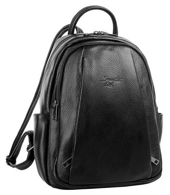 Samantha Look Cityrucksack, echt Leder, Made in Italy