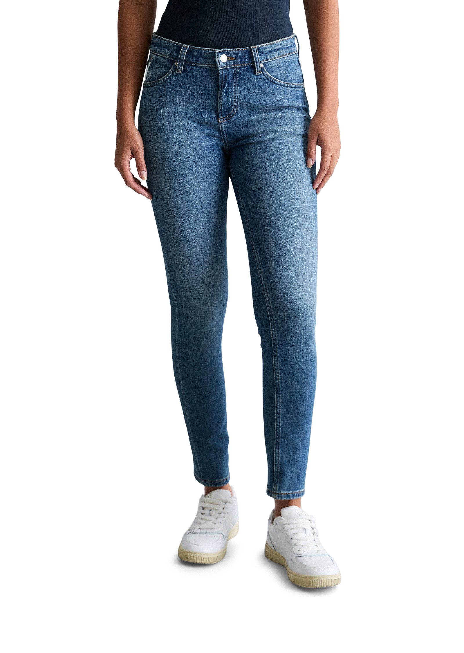 Skinny-fit-Jeans aus Bio-Baumwoll-Mix