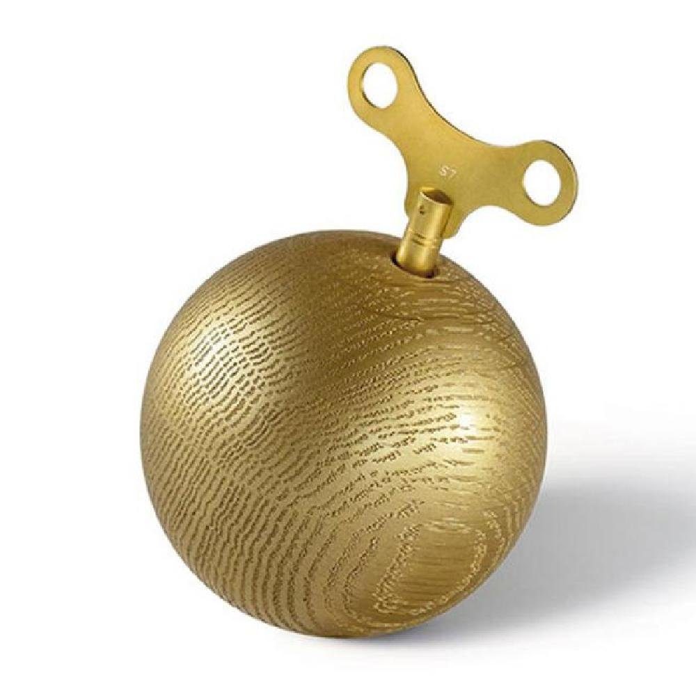 Siebensachen Dekoobjekt Spieluhr Mozartkugel Eiche Gold
