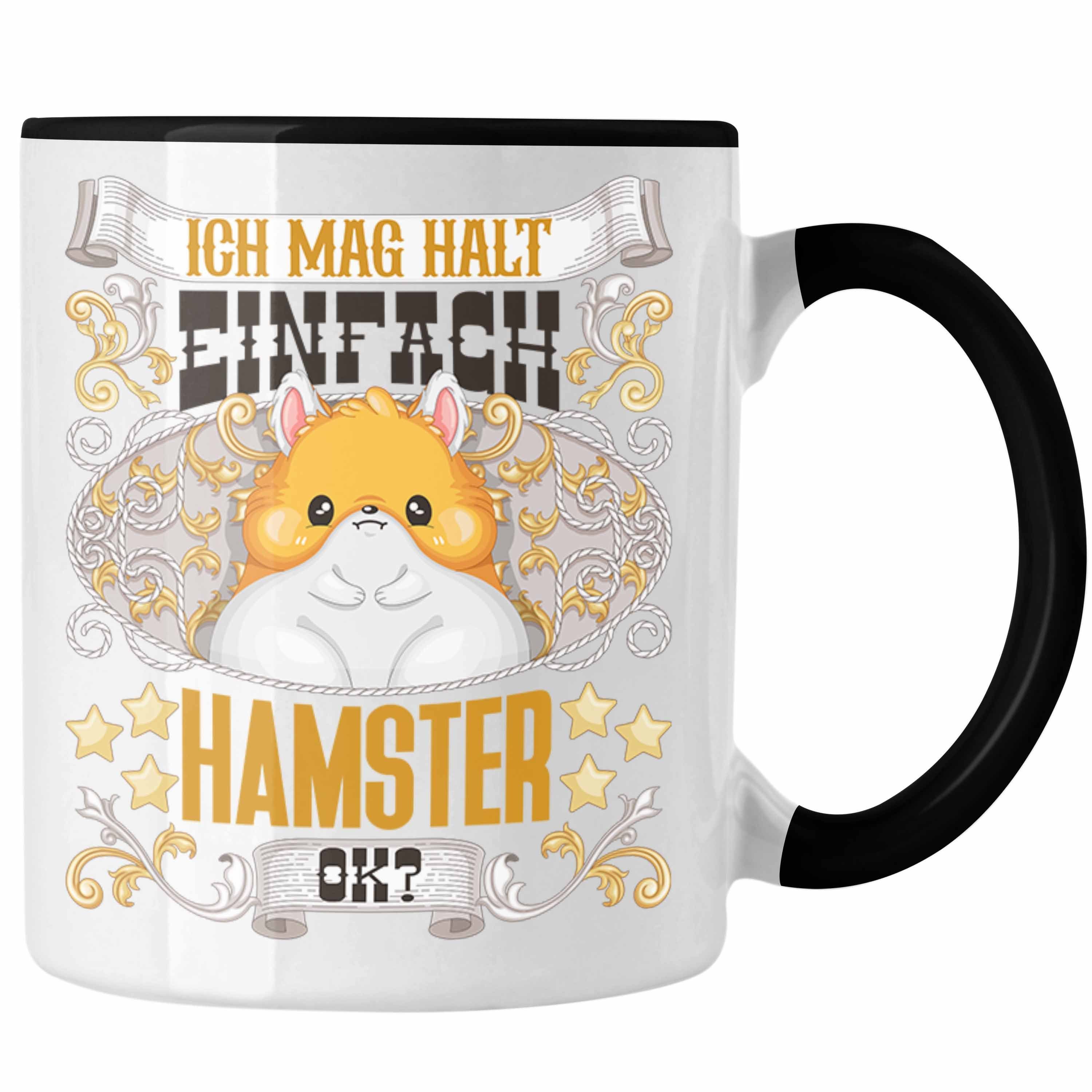 PLITI Hamster Make-up Tasche - "I JUST REALLY LIKE HAMSTERS" Geschenk Für Hamster Fans | Canvas Kosmetiktasche
