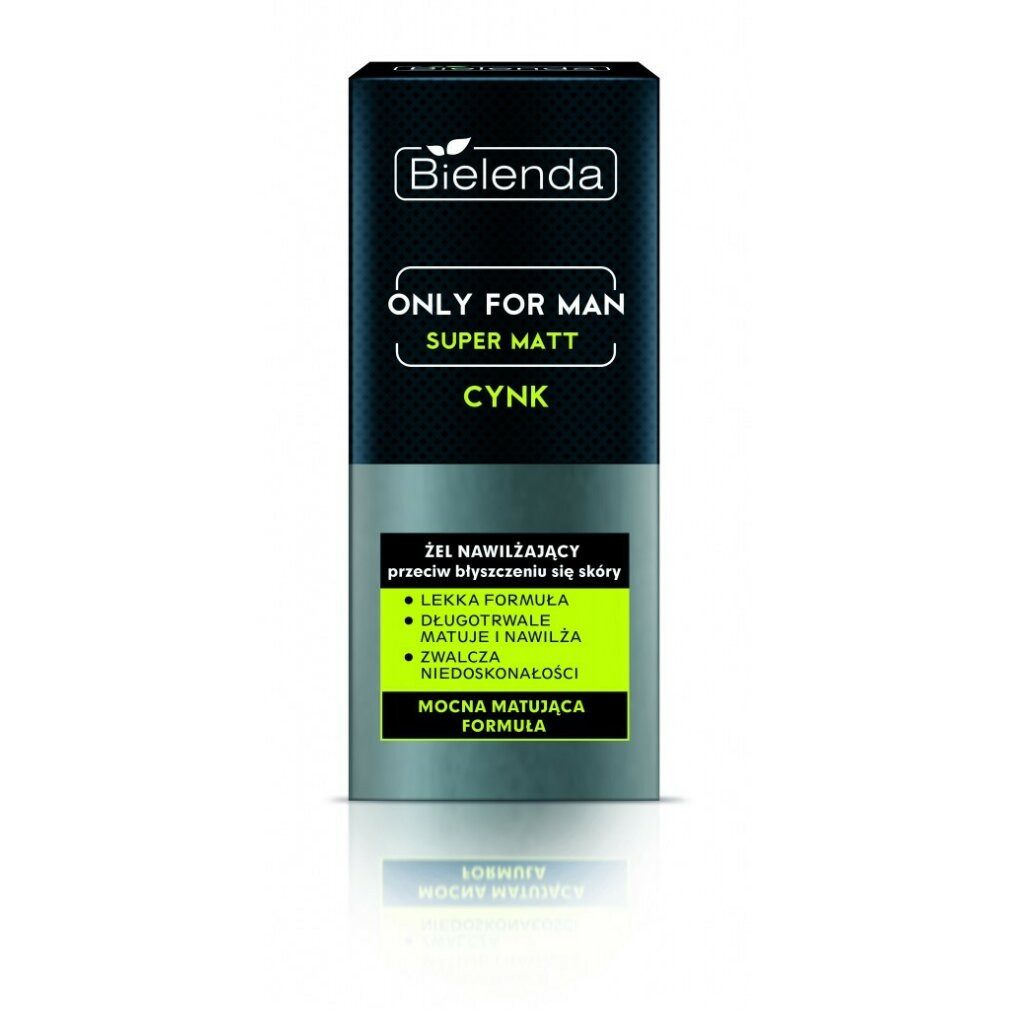 Bielenda Körperpflegemittel Only For Men Super Matt feuchtigkeitsspendendes Gel gegen Glanz