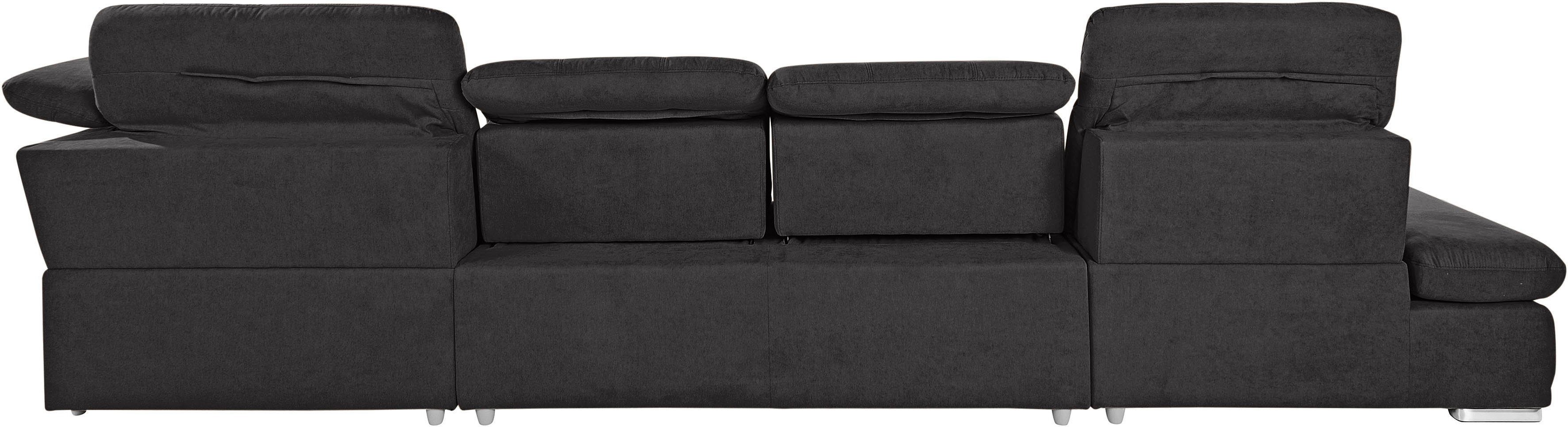 COTTA Wohnlandschaft Holiday U-Form mit Sitztiefen-, Armteil- und Kopfteilverstellung, wahlweise mit Bettfunktion & Bettkasten