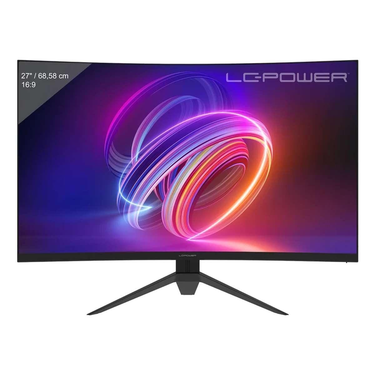 LC-Power LC-Power LC-M27FC-V1, 27" Curved, 180 27" Full HD LCD Schwarz, Rot Curved-LED-Monitor