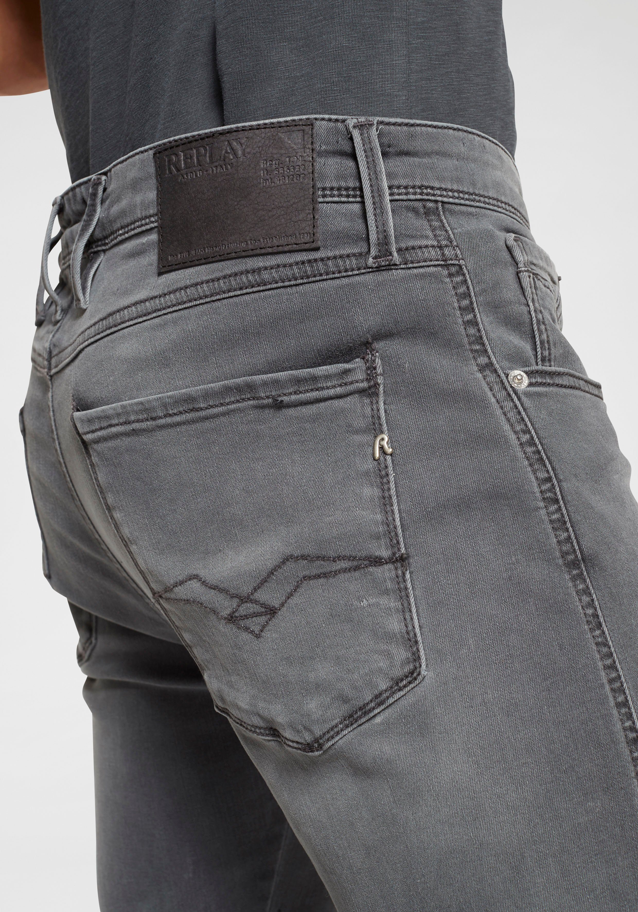 Superstretch Slim-fit-Jeans Replay Anbass GREY