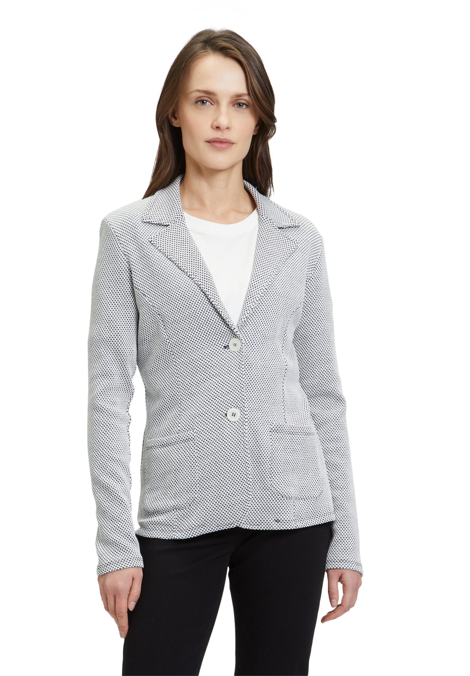 Kurzblazer Betty Barclay Shirtblazer mit aufgesetzten Taschen