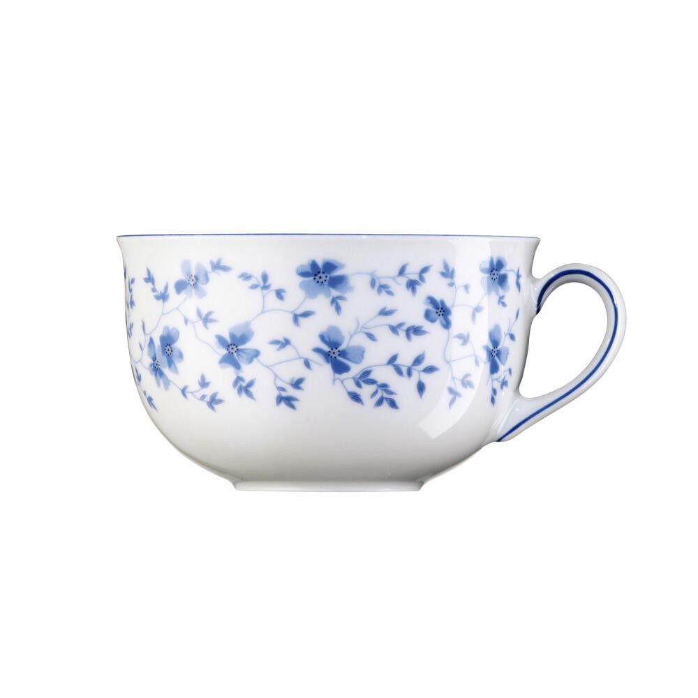 Rosenthal Tasse Form 1382 Café-au-lait Tasse Blaublüten, 300 ml, Porzellan
