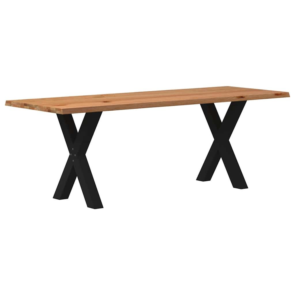 vidaXL Esstisch Esstisch mit Baumkanten 220x80x74 günstig online kaufen