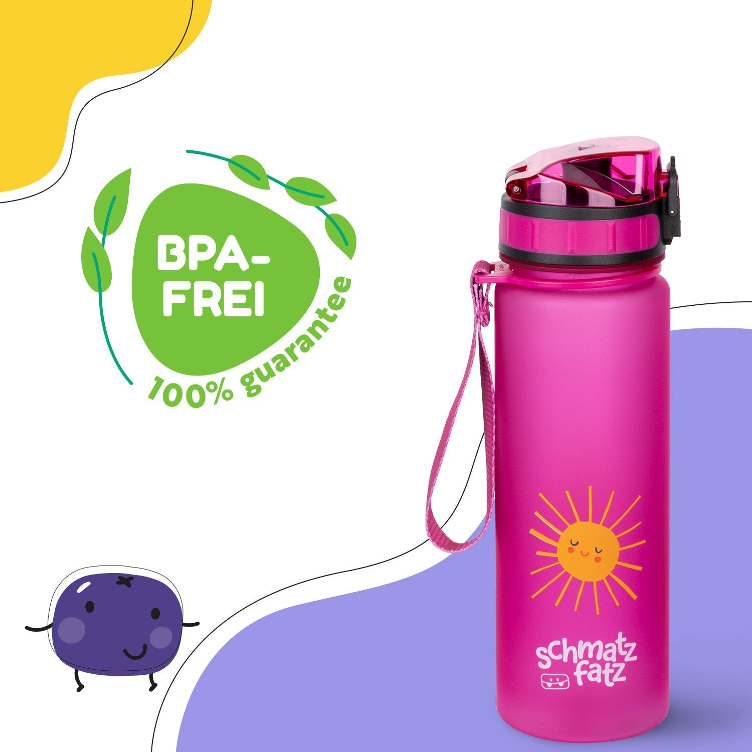 Klarstein Trinkflasche schmatzfatz Trinkflasche