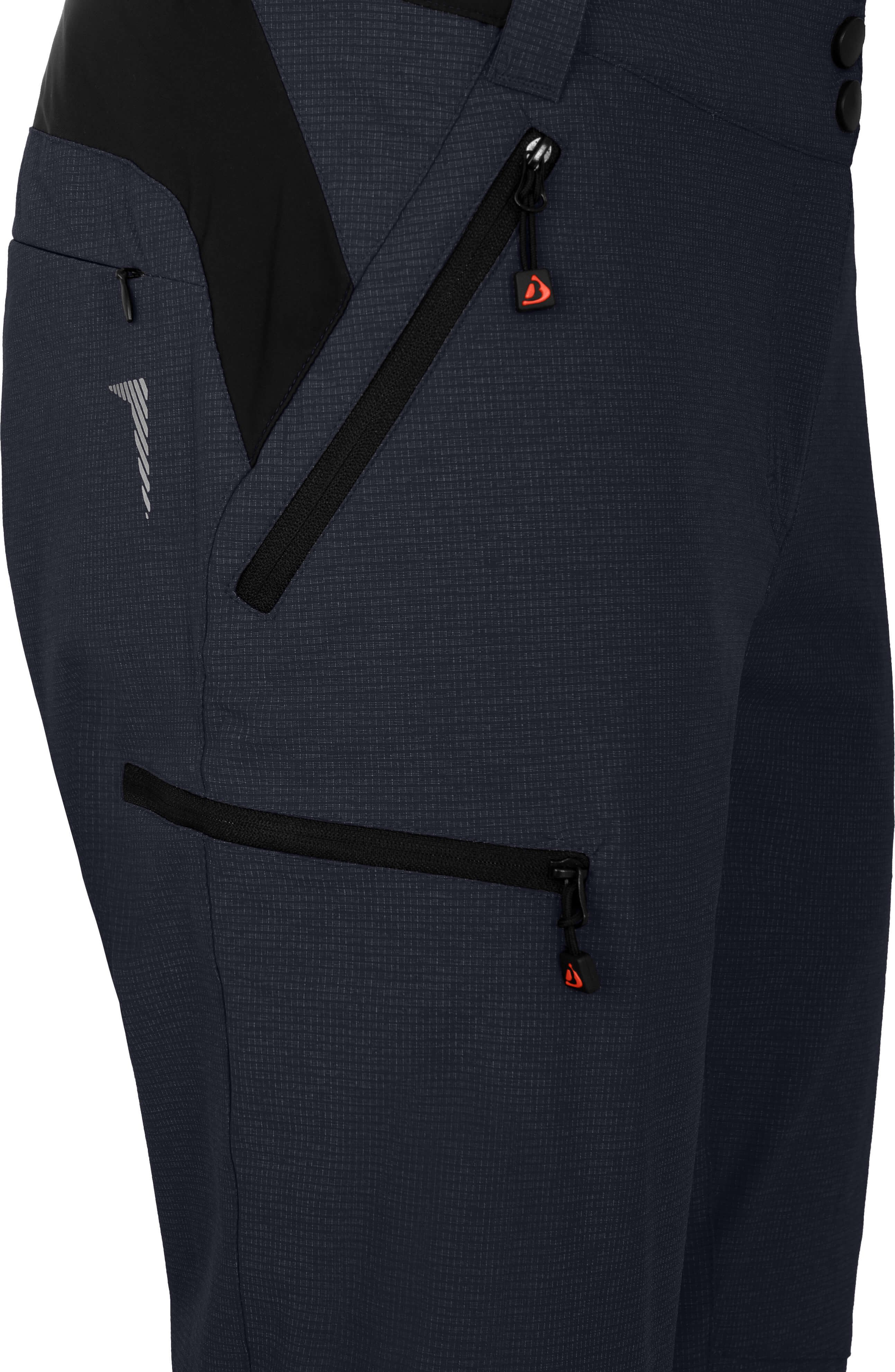 Bergson Fahrradhose VINA Capri Damen 3/4 Radhose 2in1 (mit gepolsterter Innenhose), robust, elastisc