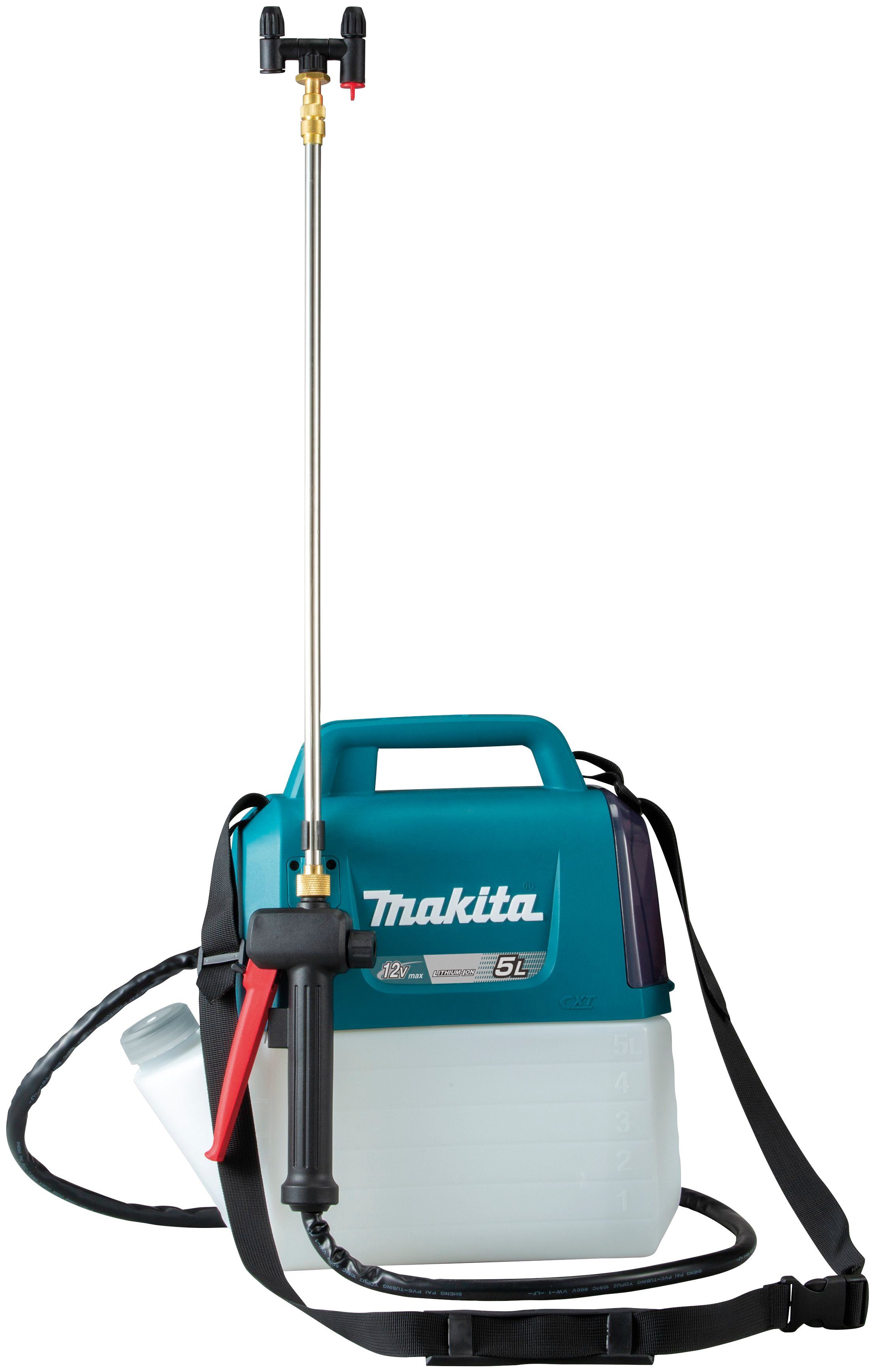 Makita Akku-Drucksprühgerät US053DZ, 12 V, ohne Akku und Ladegerät, Für den  professionellen Einsatz mit Insektiziden oder Herbiziden