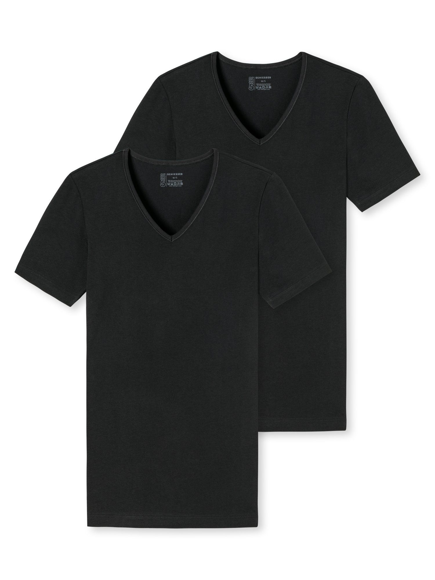 Schiesser T-Shirt 2PACK T-shirt (2-tlg) 0