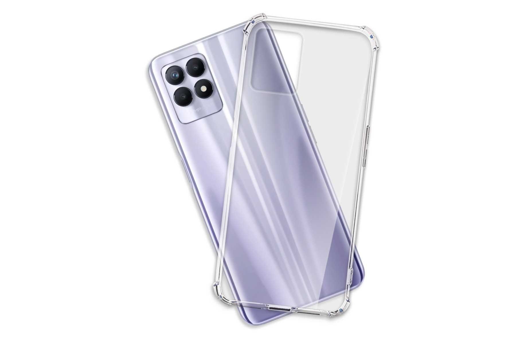 mtb more energy Smartphone-Hülle Clear Armor Case für Realme 8i, Transparente TPU Schutzhülle Case Backcover mit Anti-Shock Verstärkung