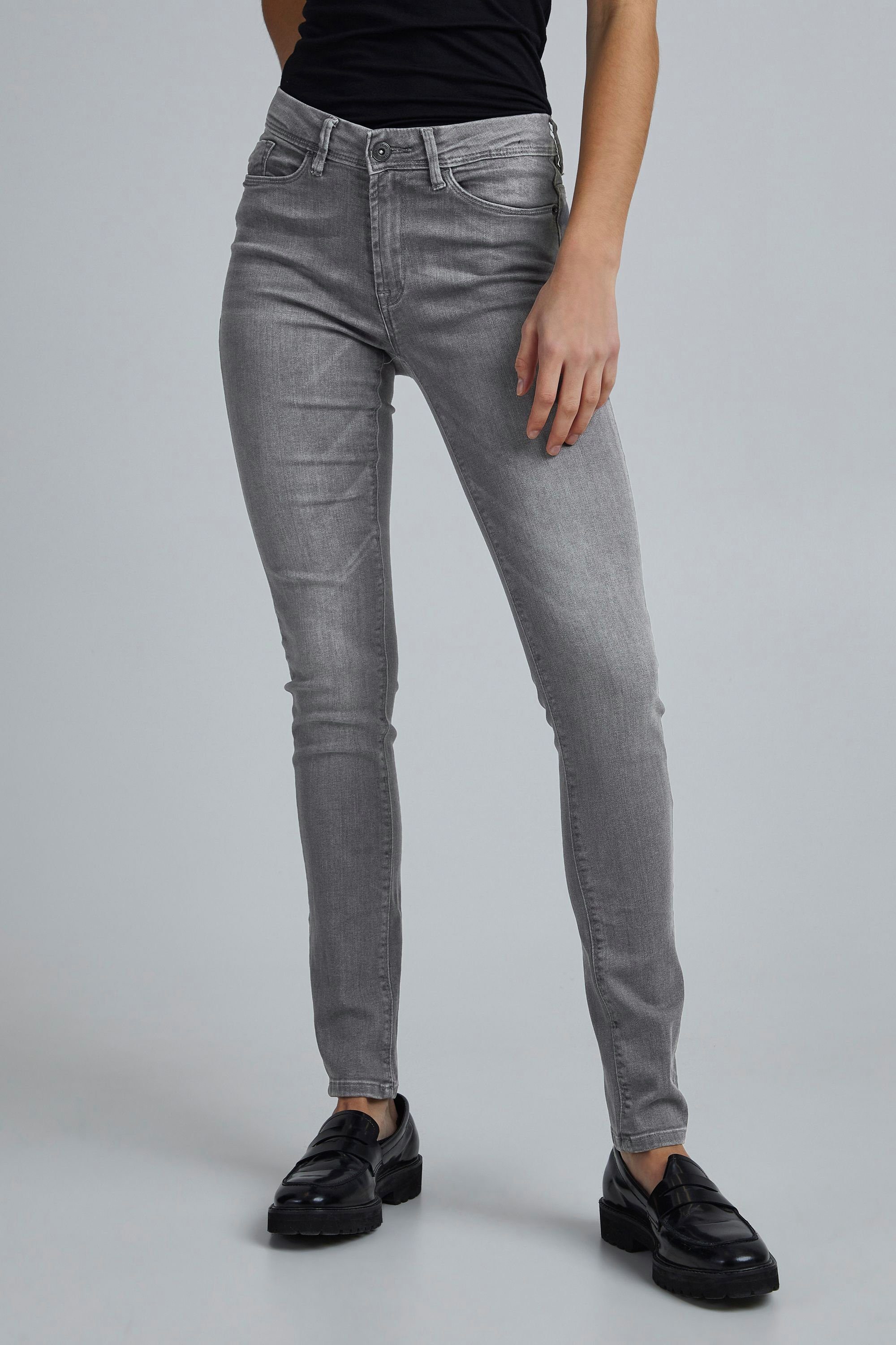 Ichi Röhrenjeans IHERIN IZARO LIGHT GRAY - 20100937