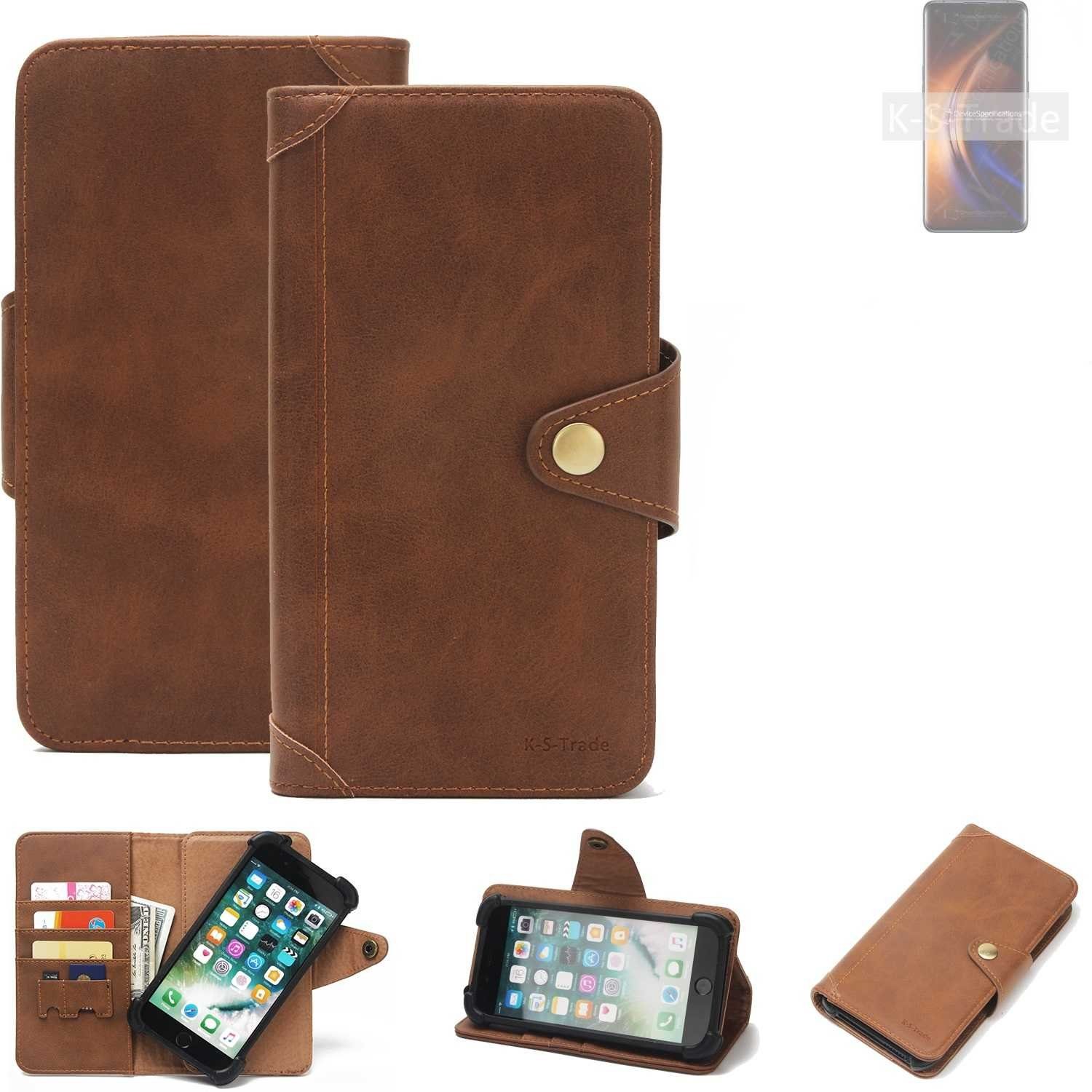 K-S-Trade Handyhülle für Oppo Find X3 Pro, Handyhülle Schutz Hülle Walletcase Bookstyle Tasche Case