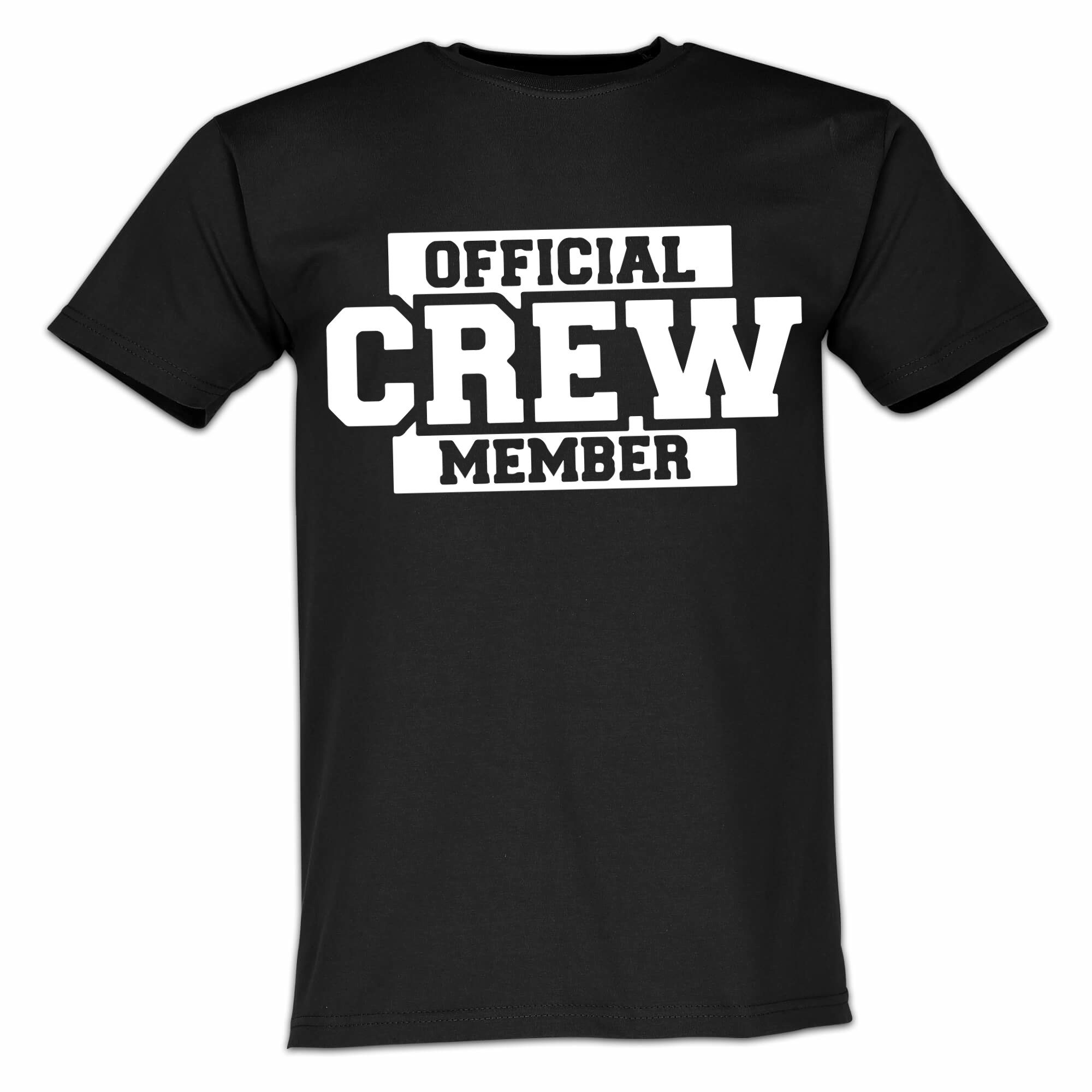 Vapetecc T-Shirt T-Shirt Official Crew Member Fun-Shirt Logo 6, Logo, Druck, Print, Baumwolle, T-Shirt