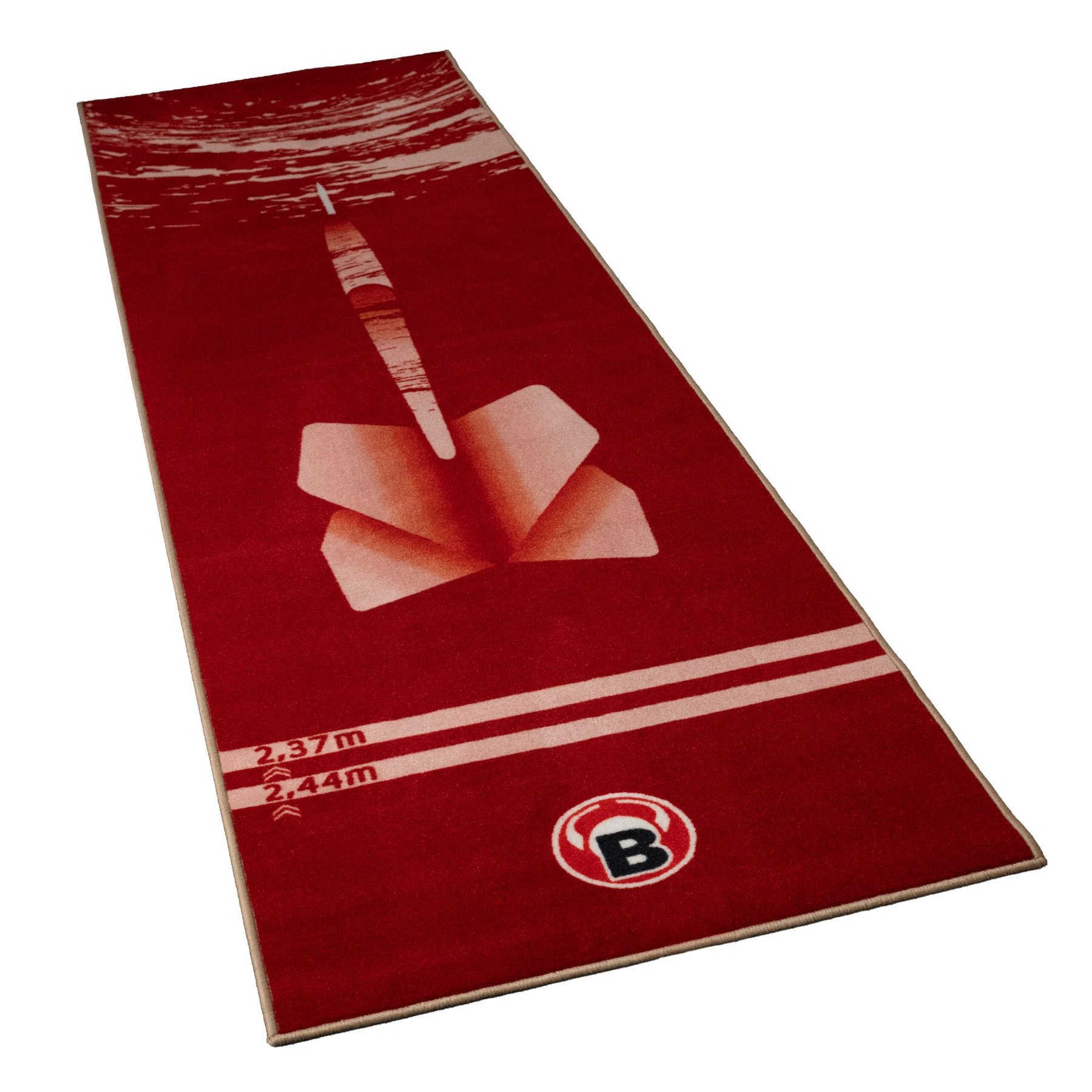 BEAZD Dartmatte BEAZD Carpet-Mat 180 red