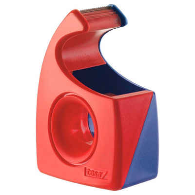 tesa Klebeband 1 Easy Cut Hand Abroller unbefüllt - rot/blau