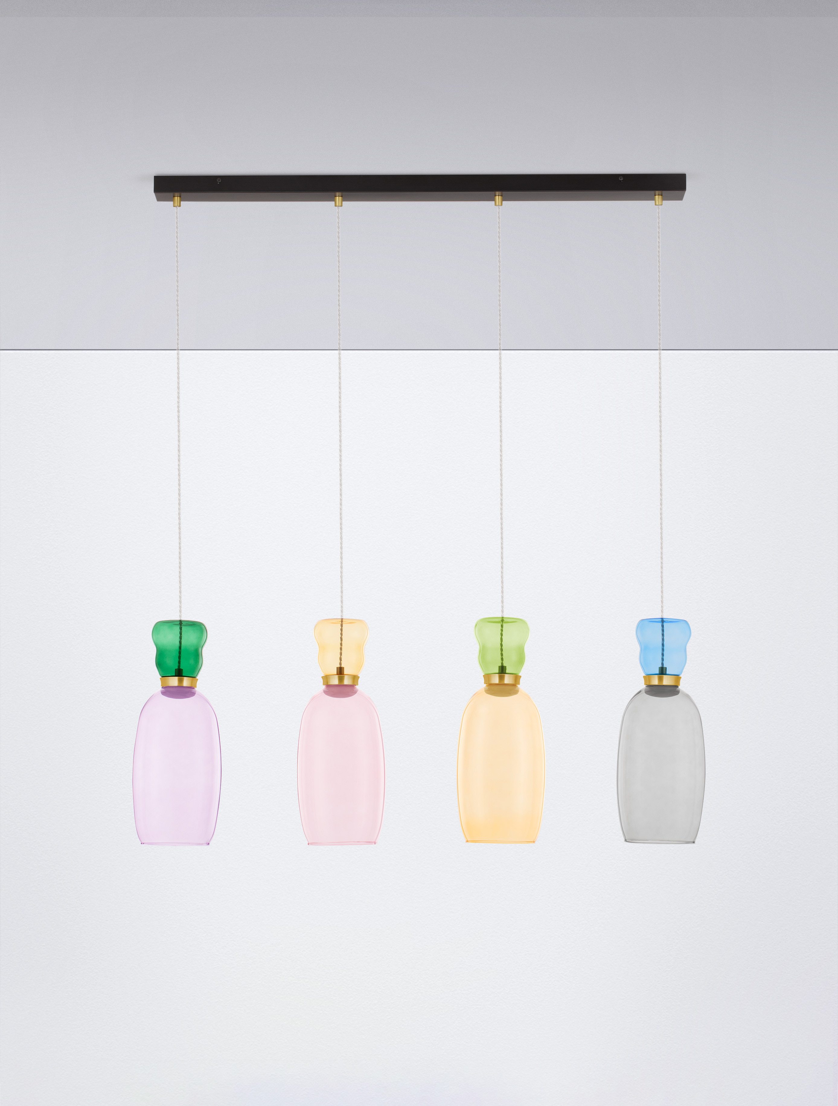 Nova Luce Pendelleuchte PLUMA, LED fest integriert, Warmweiß