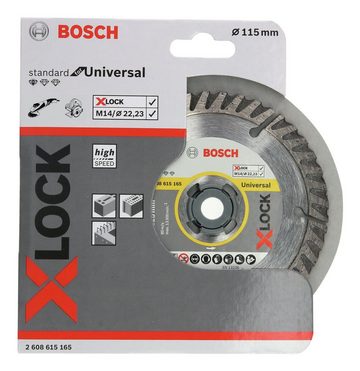 BOSCH Trennscheibe X-Lock, Ø 115 mm, Standard for Universal - 115 x 22,23 x 2 x 10 mm