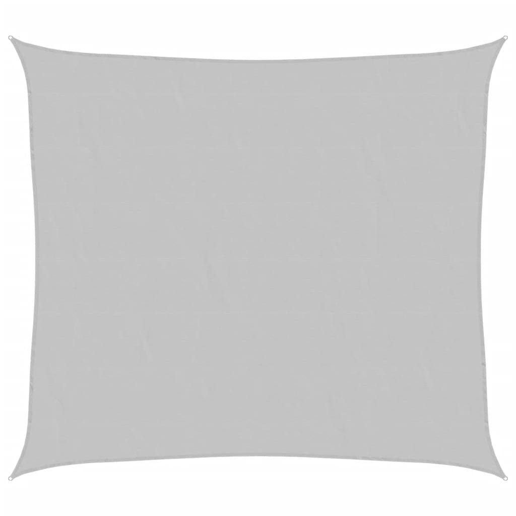 vidaXL Sonnensegel Sonnensegel Hellgrau 3x2,5 m 100% Polyester Oxford, (1-tlg)