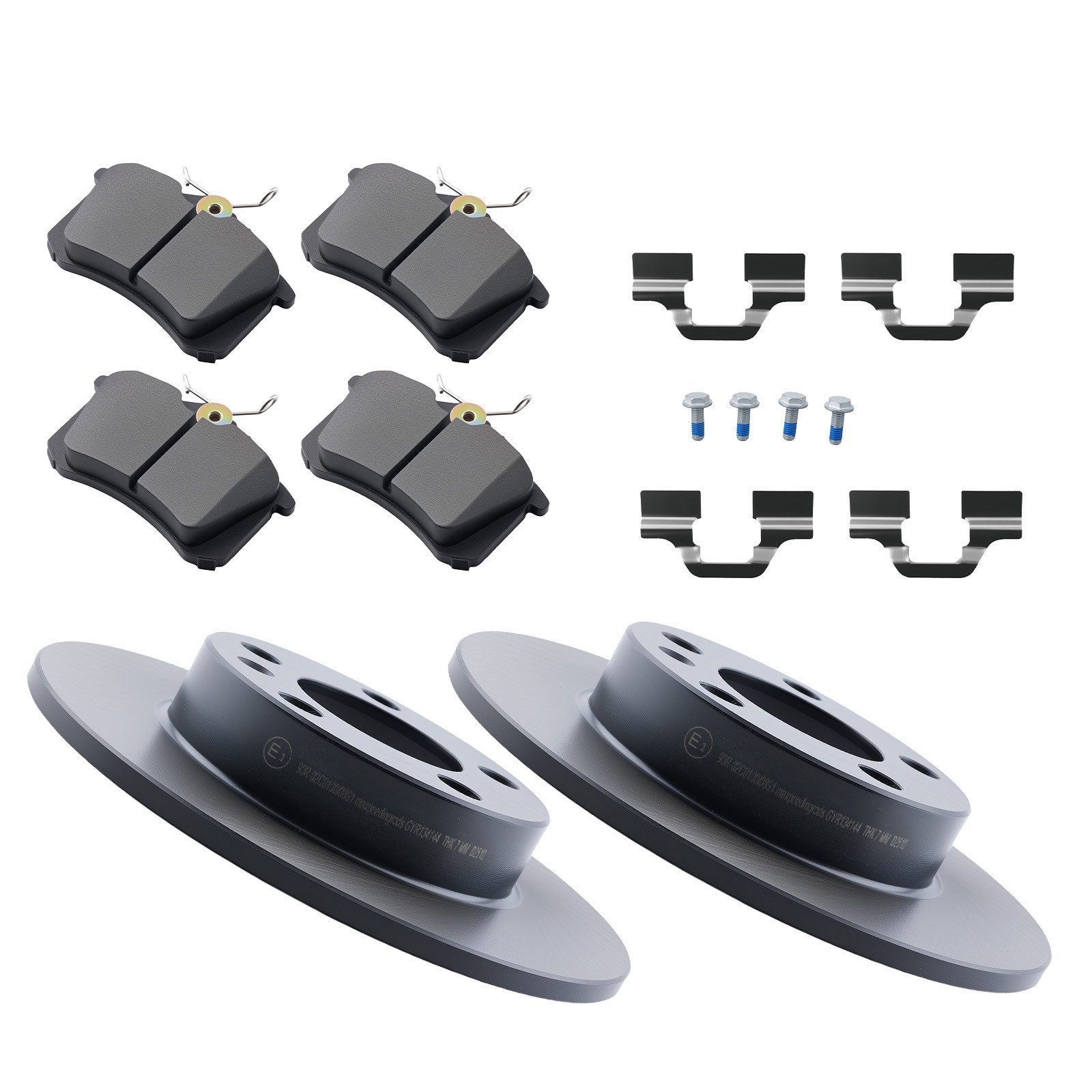 maXpeedingrods Bremsbelag, Bremsscheiben Bremsbeläge Hinten For Seat Ibiza 6L1 6J5 Cordoba Leon