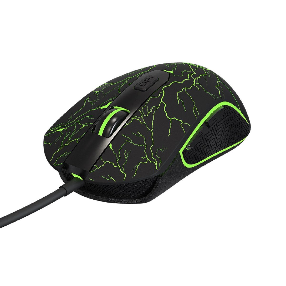 Qware Gaming Eugene Modell mit 6 programmierbaren Tasten & Backlight Gaming-Maus