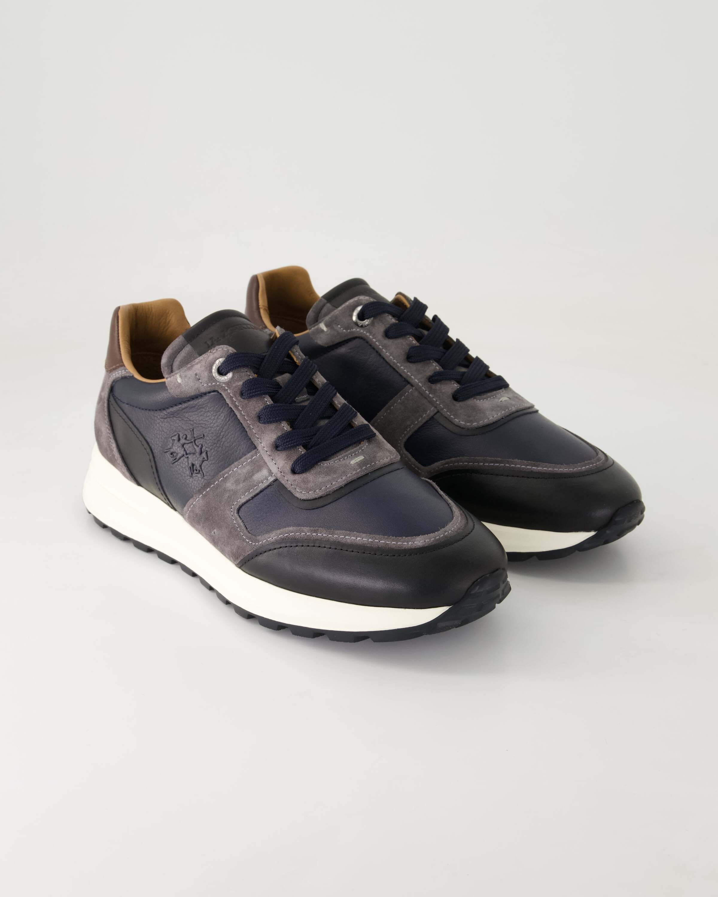 La Martina Lfm252.050.Az0.Bd Кроссовки Obermaterial: Leder und Leder