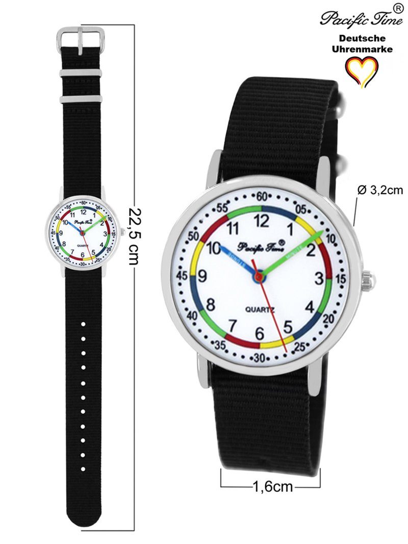 Pacific Time Quarzuhr Kinder Armbanduhr First Lernuhr Wechselarmband, Mix und Match Design - Gratis Versand – Bild 4 von 5