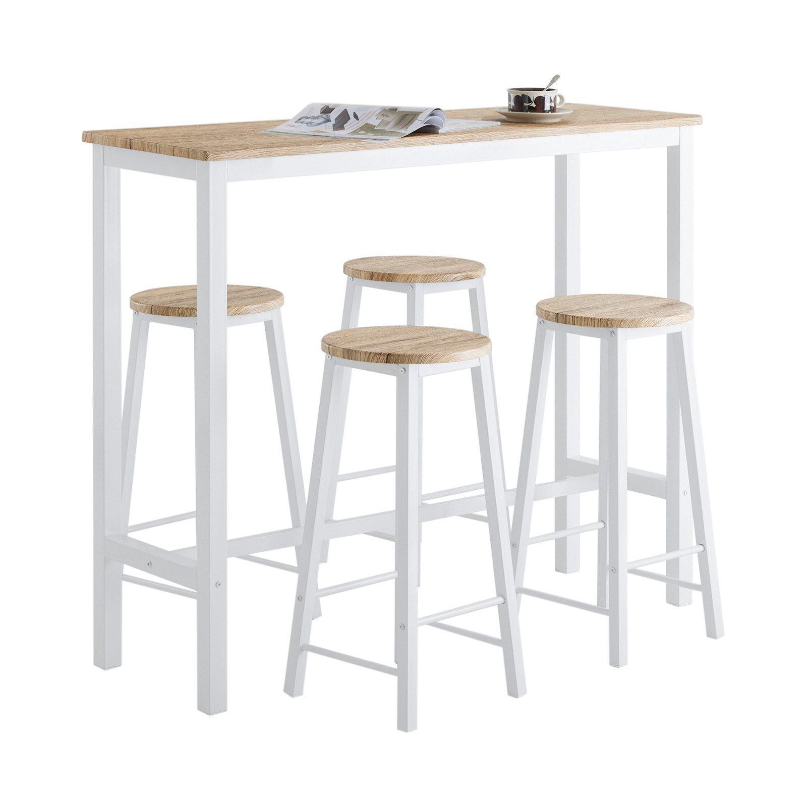 SoBuy Bartisch OGT22, 5-teilig Bartisch mit günstig online kaufen