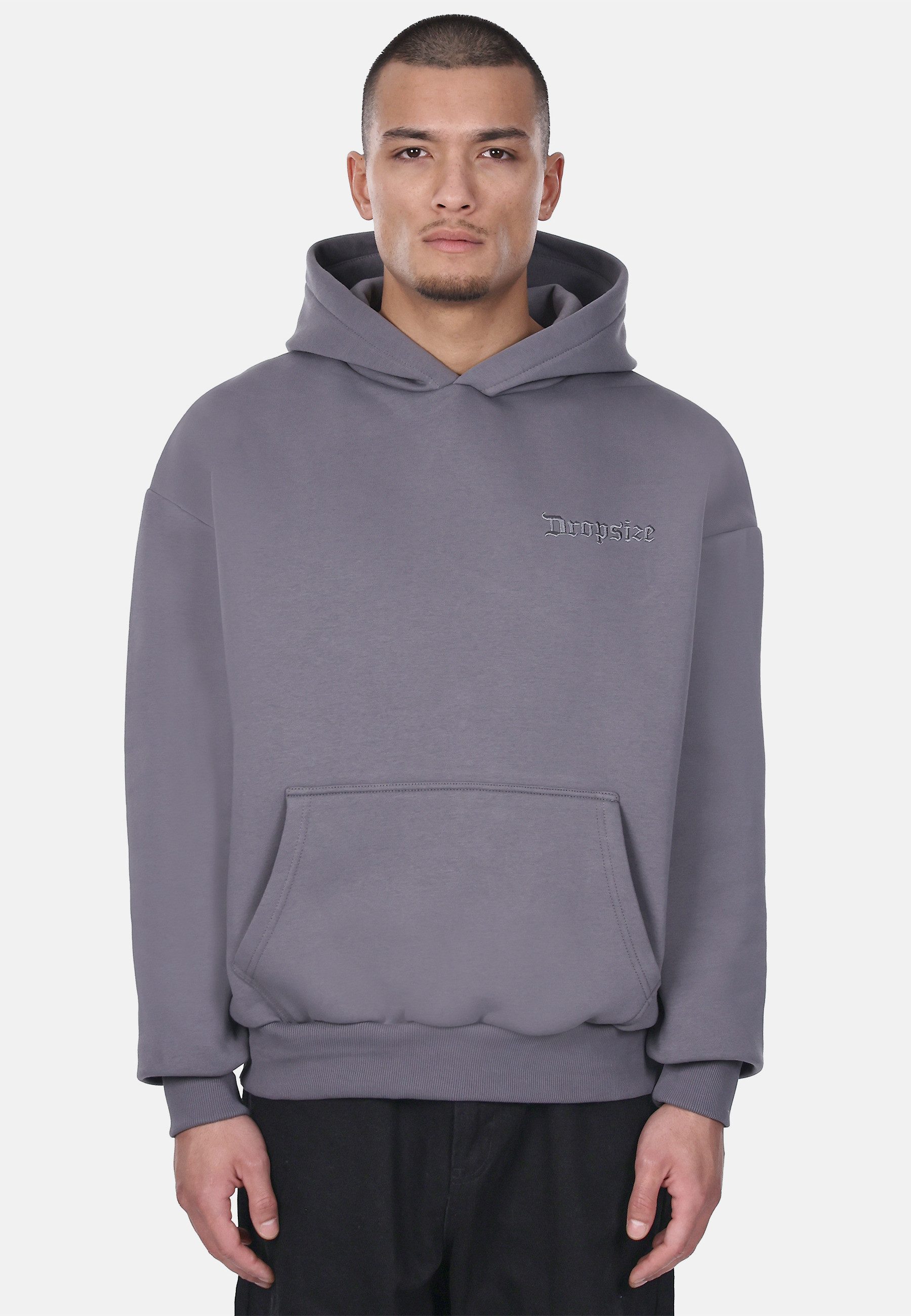 Dropsize Kapuzensweatshirt Dropsize HEAVY OVERSIZE EMBO HOODIE (1-tlg)